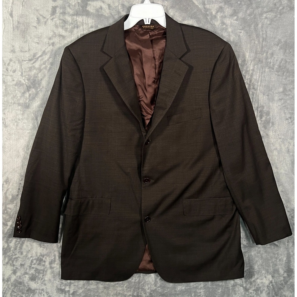 Southwick O'Connell's Suit Jacket Mens 44 Long Brown Blazer Vintage 3 Button